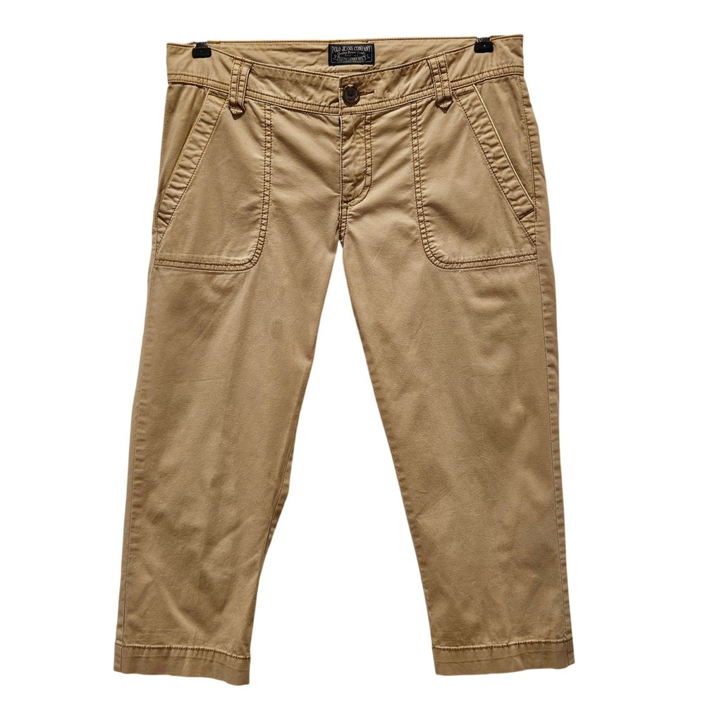 Polo Jeans Company Khaki Capris Women's Size 6 Cropped Pants